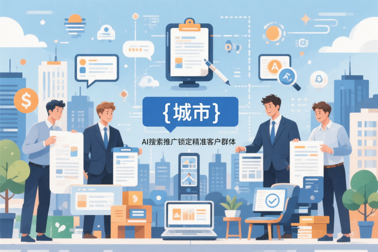 图木舒克公司如何用AI搜索推广锁定精准客户群体