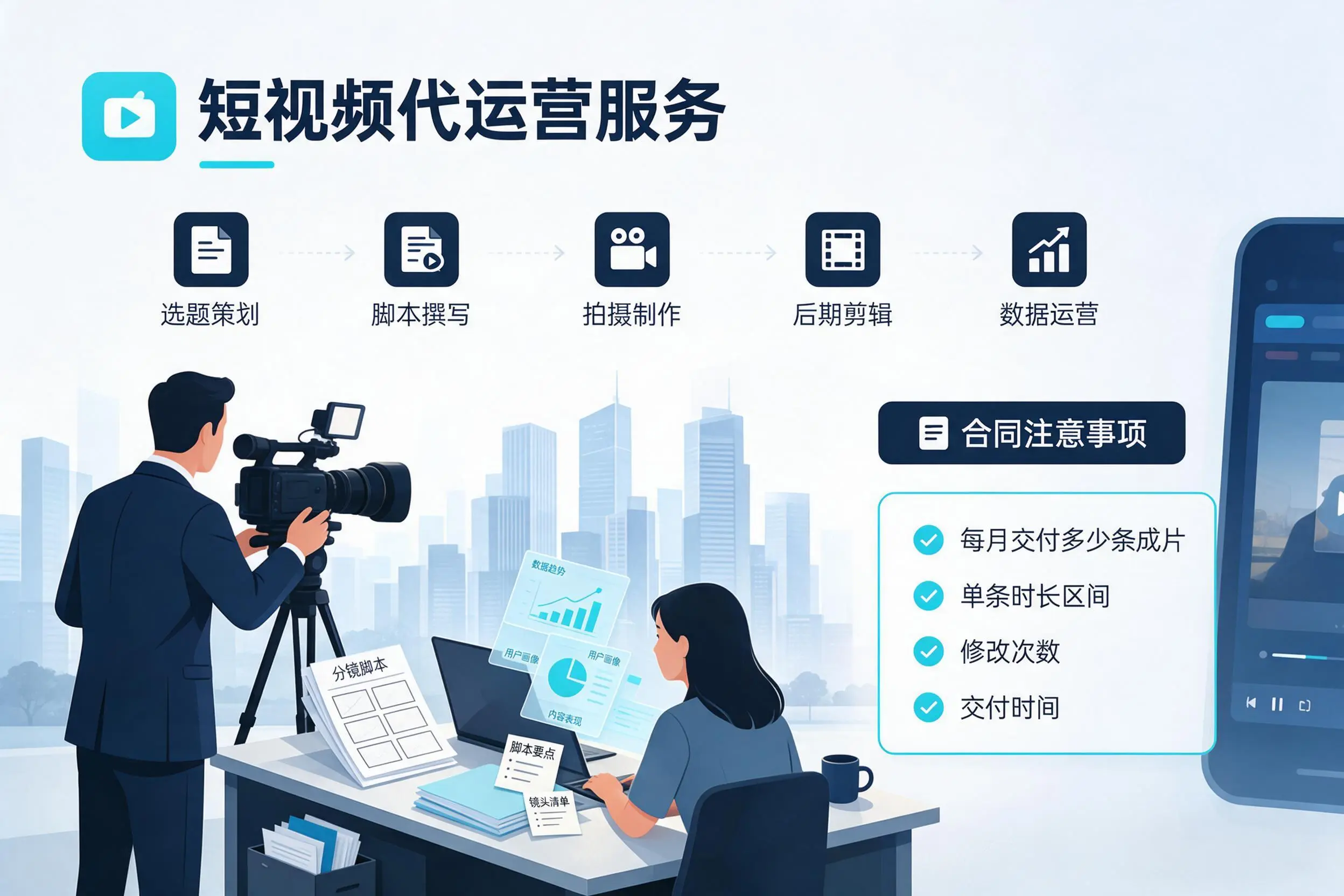 短视频代运营包含哪些服务？图木舒克企业常见问题科普