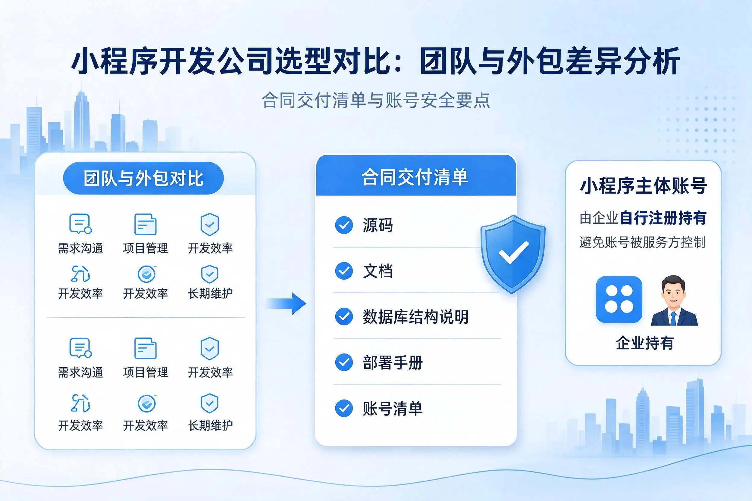 图木舒克小程序开发公司选型对比:团队与外包差异分析